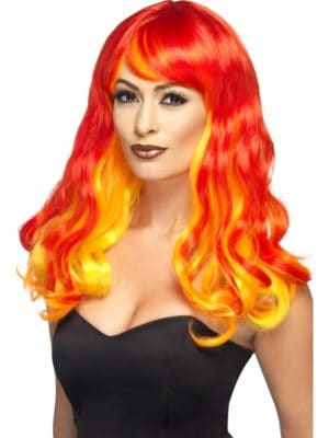 Ombre Devil Flame Wig