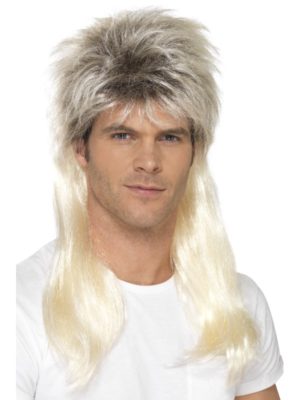 80's Rock Mullet Wig